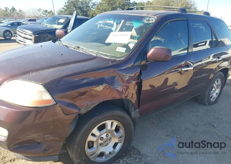 2001 Acura Mdx z USA, uszkodzony, nr VIN 2HNYD18201H539650